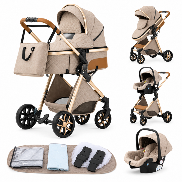 Barnvagn 3-i-1 | Luxury